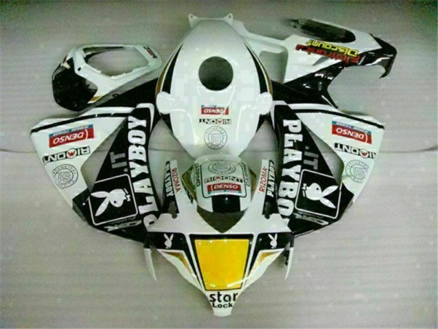 ABS Carenado CBR 1000 RR 2008-2011 - Blanco Negro Playboy