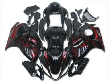 ABS Kits Carenado GSXR 1300 Hayabusa 2008-2019 - Negro Rojo