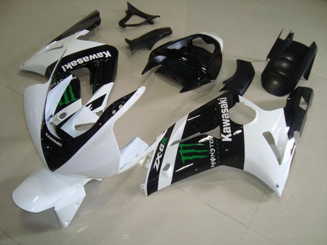 ABS Kits Carenado ZX6R 2003-2004 - Blanco Monster