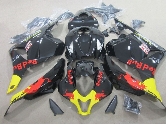 ABS Plástica CBR 600 RR 2009-2012 - Negro Red Bull