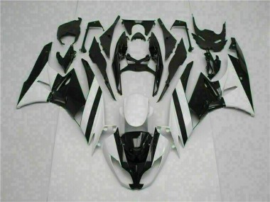 ABS Plástica ZX6R 2009-2012 - Blanco Negro