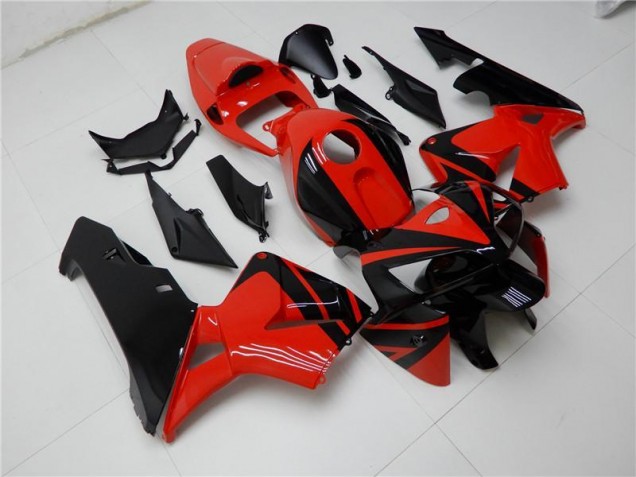 ABS Plástico CBR 600 RR 2005-2006 - Rojo Negro