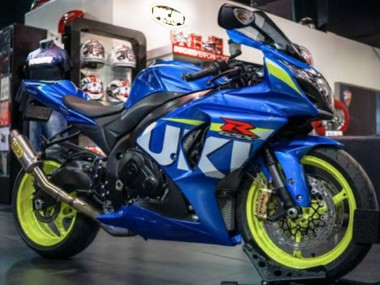 ABS Plástico GSXR 1000 K9 2009-2016 - Azul Blanco