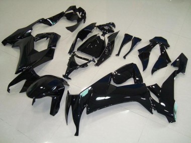 ABS Plástico ZX10R 2008-2010 - Brillante Negro