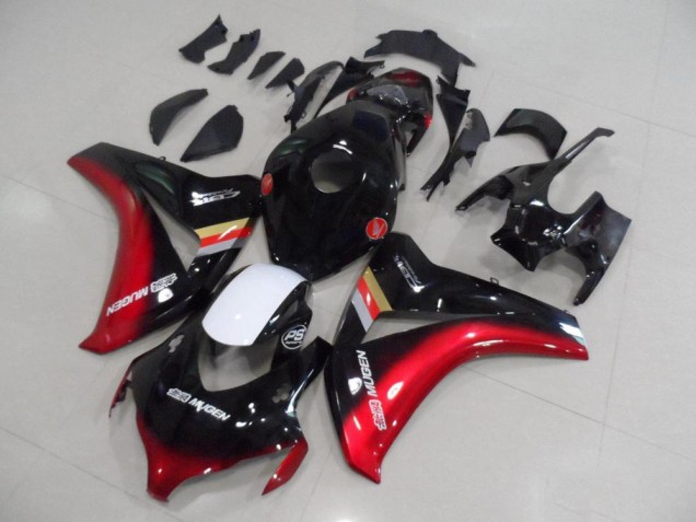 ABS Plásticos CBR 1000 RR 2008-2011 - Negro Rojo Mugen