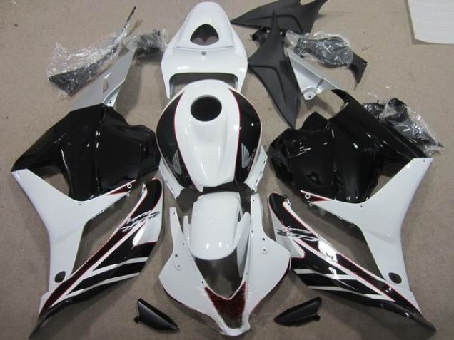 ABS Plásticos CBR 600 RR 2009-2012 - Negro Blanco