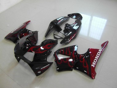 ABS Plásticos CBR 900 RR 919 1998-1999 - Negro Rojo