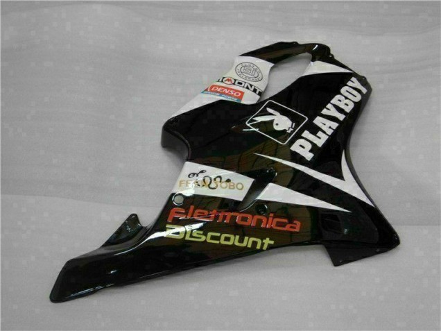 Carenado CBR 600 F4i 2001-2003 - Amarillo Plata Negro Playboy