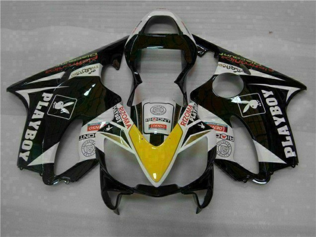 Carenado CBR 600 F4i 2001-2003 - Amarillo Plata Negro Playboy