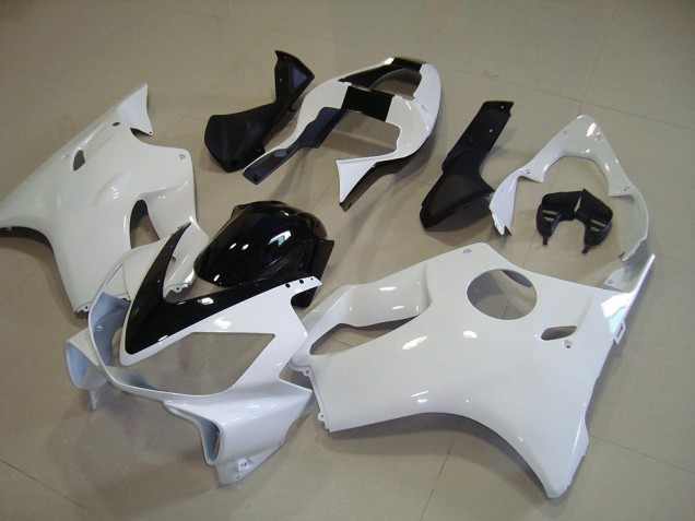 Carenado CBR 600 F4i 2001-2003 - Blanco con Negro Raya