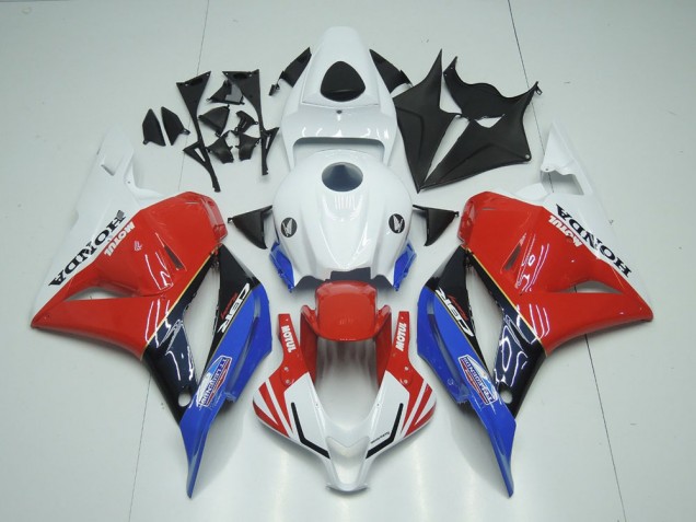 Carenado CBR 600 RR 2009-2012 - Blanco Motul Rojo Azul