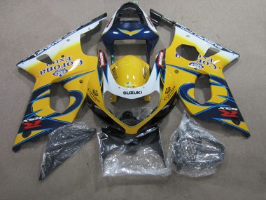 Carenado GSXR 1000 K1 2000-2002 - Amarillo Azul Corona Extra