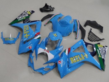 Carenado GSXR 1000 K7 2007-2008 - Claro Azul Rizla