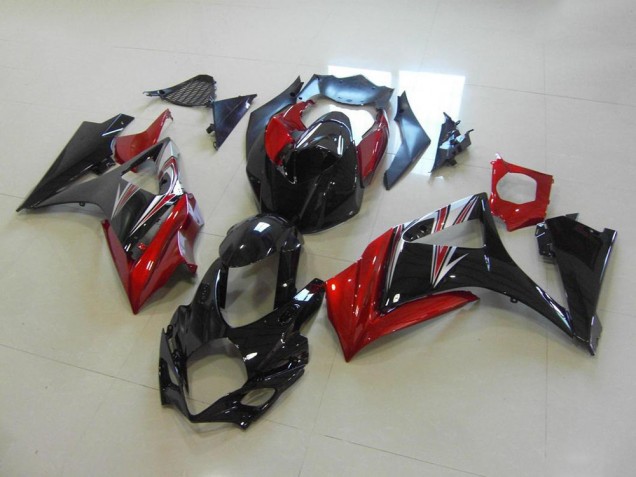 Carenado GSXR 1000 K7 2007-2008 - Rojo Negro No Pegatinas