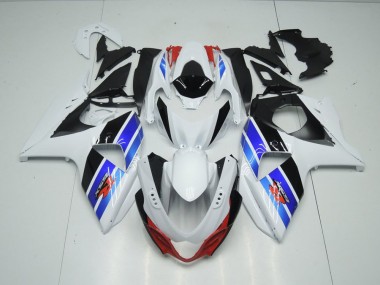 Carenado GSXR 1000 K9 2009-2016 - Blanco Azul Negro