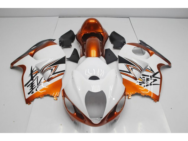 Carenado GSXR 1300 Hayabusa 1996-2007 - Blanco Naranja