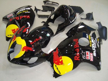 Carenado GSXR 1300 Hayabusa 1996-2007 - Negro Amarillo Red Bull