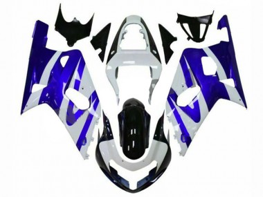 Carenado GSXR 600 / 750 K1 K2 K3 2001-2003 - Azul Blanco