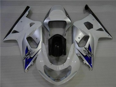 Carenado GSXR 600 / 750 K1 K2 K3 2001-2003 - Blanco Plata