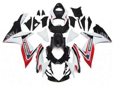 Carenado GSXR 600 / 750 K11 2011-2021 - Blanco Rojo Negro