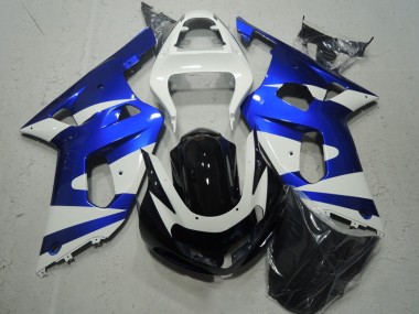 Carenado GSXR 600 K1 K2 K3 2001-2003 - Blanco Azul