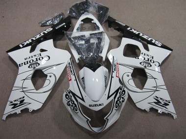 Carenado GSXR 600 K4 2004-2005 - Blanco Corona Extra Motul