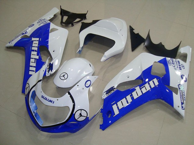 Carenado GSXR 750 K1 K2 K3 2001-2003 - Azul Blanco Jordan