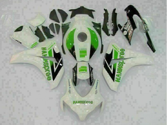 Carenado & Plástico CBR 1000 RR 2008-2011 - Verde Blanco