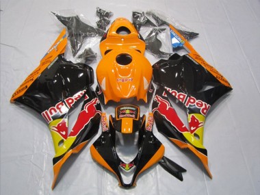 Carenado & Plástico CBR 600 RR 2009-2012 - Negro Naranja Red Bull