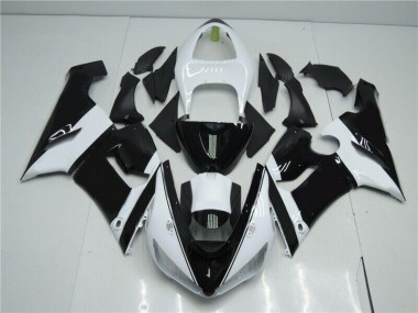 Carenado & Plástico ZX6R 2005-2006 - Negro Blanco