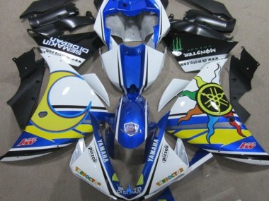 Carenado R1 2009-2011 - Azul Blanco Amarillo 46