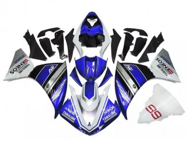 Carenado R1 2009-2011 - Blanco Azul Plata