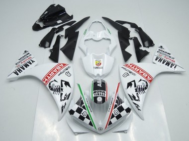 Carenado R1 2009-2011 - Blanco Negro Abrath