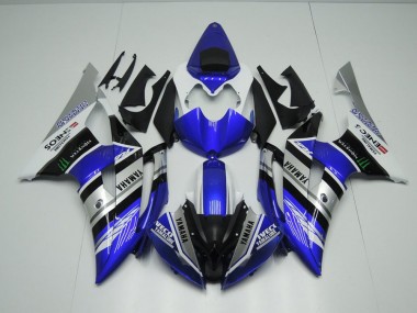 Carenado R6 2008-2016 - Azul Blanco ENEOS Monster