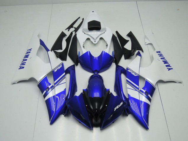 Carenado R6 2008-2016 - Azul Blanco Estilo OEM