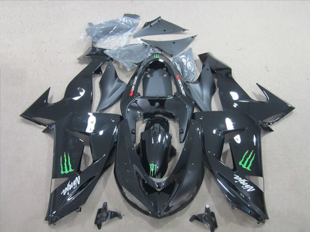 Carenado ZX10R 2006-2007 - Negro Verde Monster Ninja