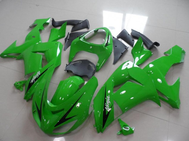 Carenado ZX10R 2006-2007 - Verde Negro Arrow