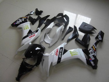 Carenado ZX10R 2008-2010 - Blanco Monster