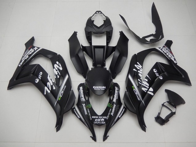 Carenado ZX10R 2016-2019 - Negro Equipo de Carreras Ninja