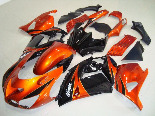 Carenado ZX14R ZZR 1400 2006-2011 - Naranja Negro