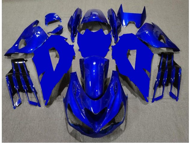 Carenado ZX14R ZZR 1400 2012-2021 - Azul Negro