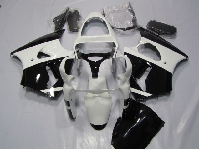 Carenado ZX6R 2000-2002 - Blanco Negro