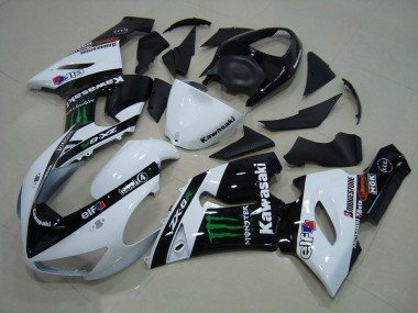 Carenado ZX6R 2005-2006 - Blanco Monster