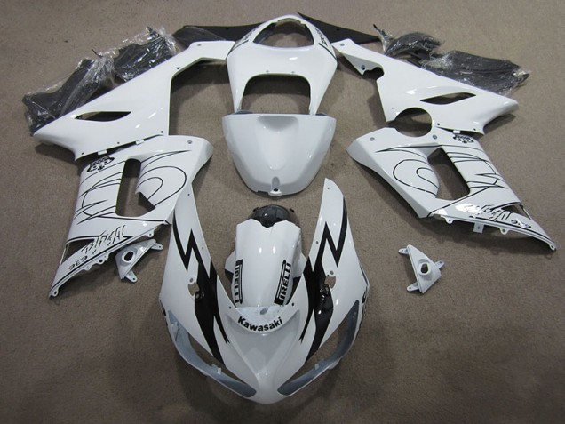 Carenado ZX6R 2005-2006 - Blanco Ninja 636