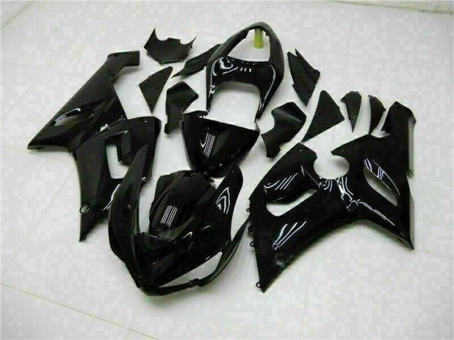 Carenado ZX6R 2005-2006 - Brillante Negro