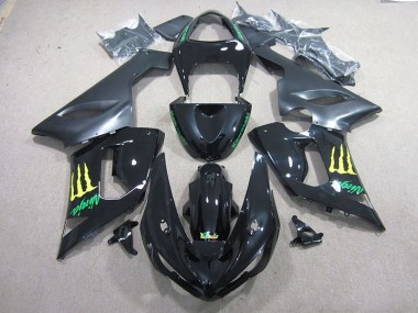 Carenado ZX6R 2005-2006 - Negro Verde Ninja