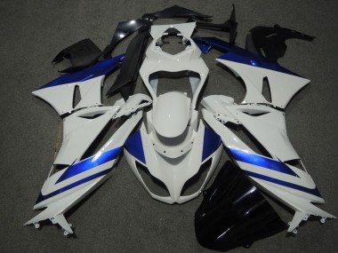 Carenado ZX6R 2009-2012 - Blanco Azul