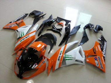 Carenado ZX6R 2009-2012 - Naranja Monster