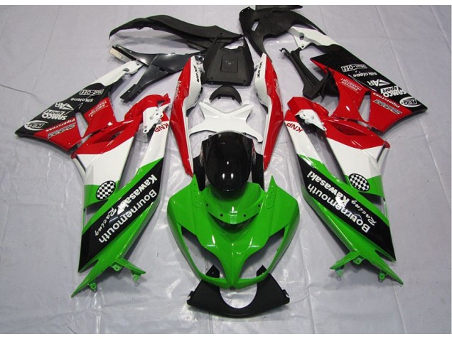 Carenado ZX6R 2009-2012 - Verde Rojo