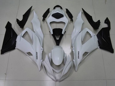 Carenado ZX6R 2013-2018 - Blanco Negro 636